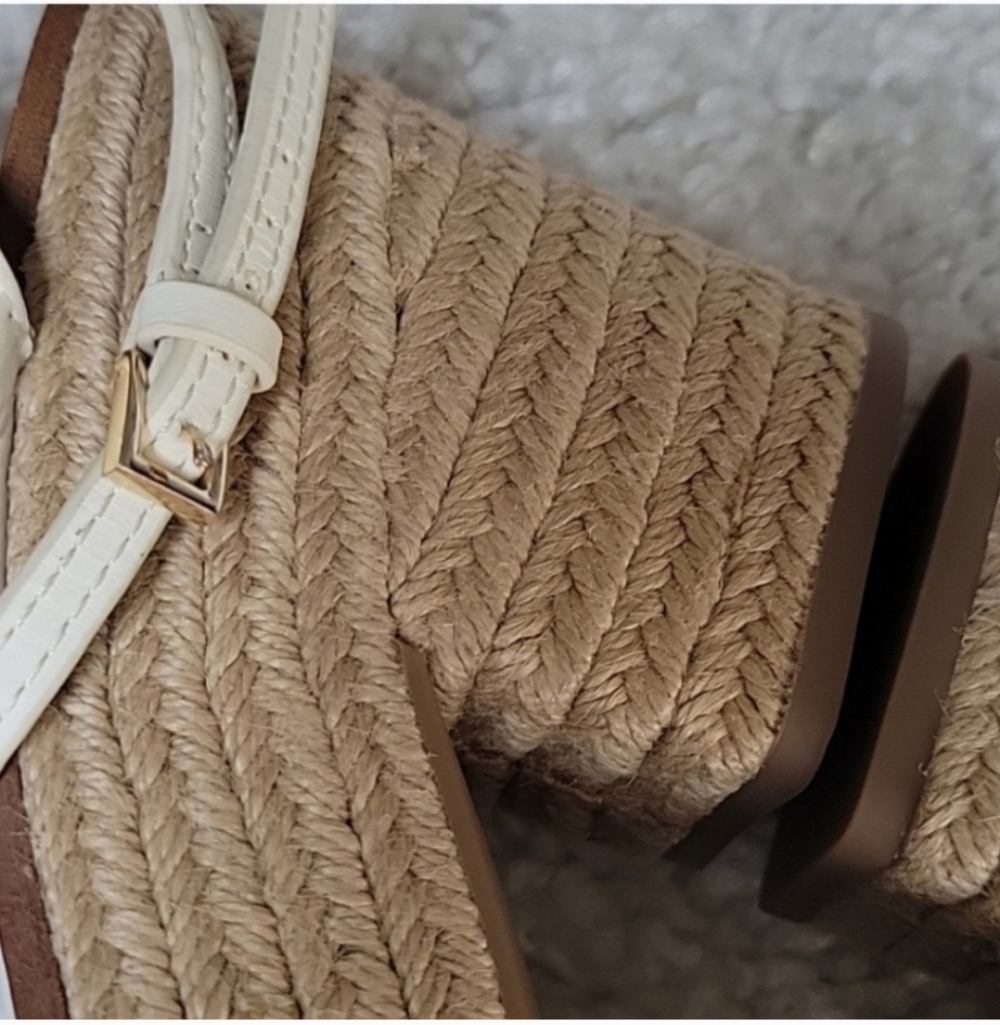 TORY BURCH Roselle Platform Espadrille Heels Size 9.5 - Picture 9 of 13